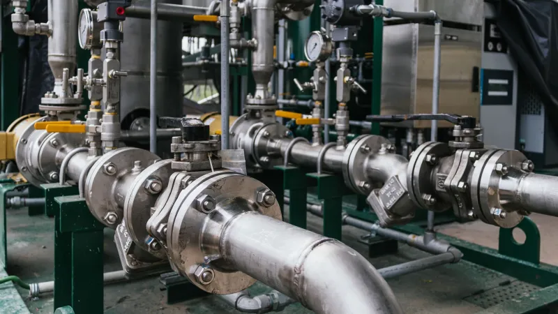 Instalación de estanques